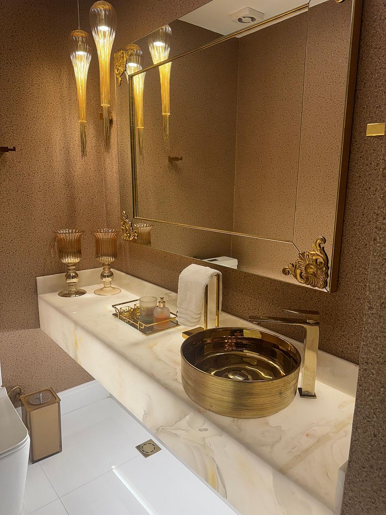 Apto con balcón gourmet y 3 suites
