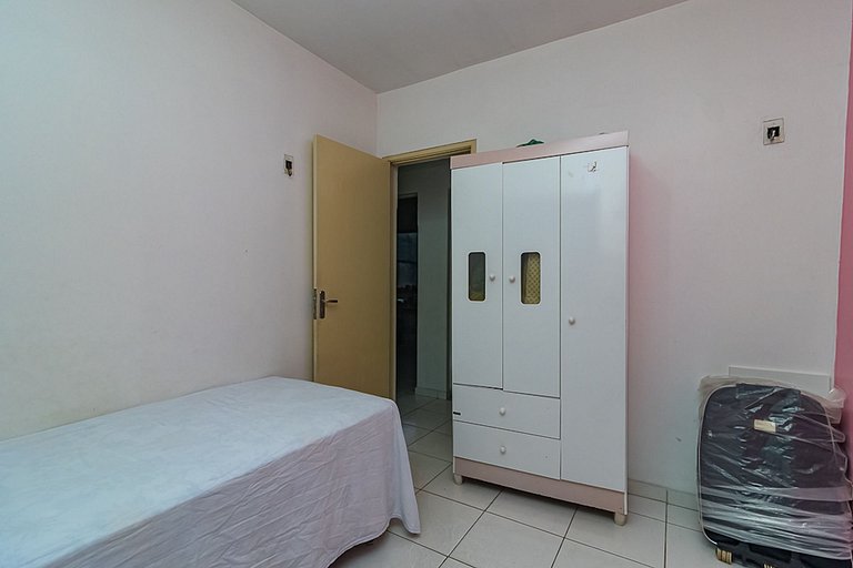 Apartamento ventilado e acolhedor