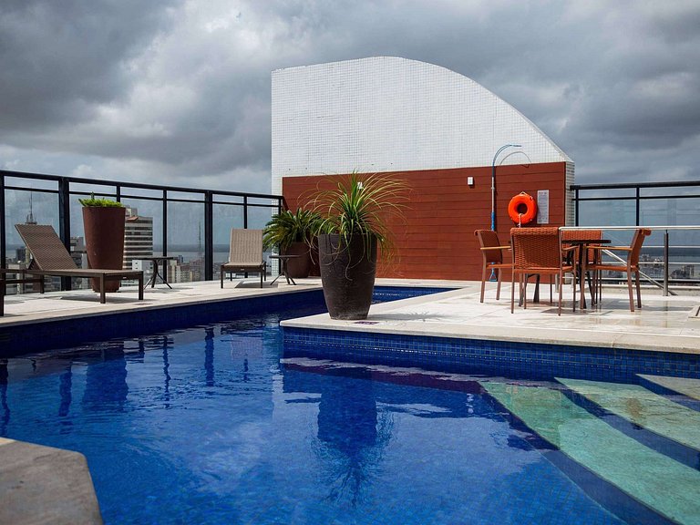 Vista deslumbrante em duplex com 2 suítes