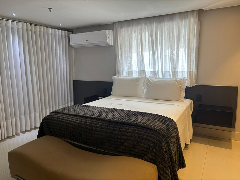 Vista deslumbrante em duplex com 2 suítes