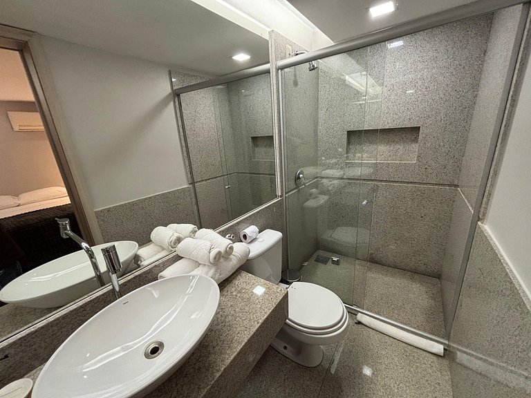 Vista deslumbrante em duplex com 2 suítes