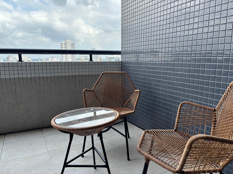 Duplex elegante com vista da cidade